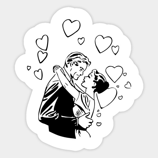 Couple Sticker by scdesigns